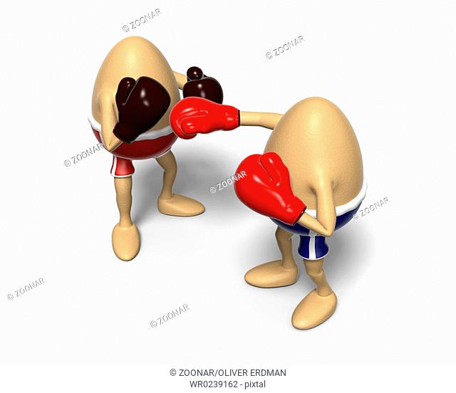 Eggs boxing
