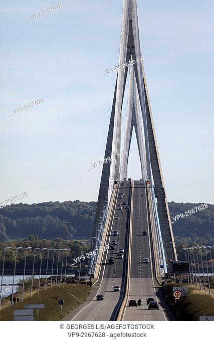 Pont de Normandie. Le Havre–Honfleur, France