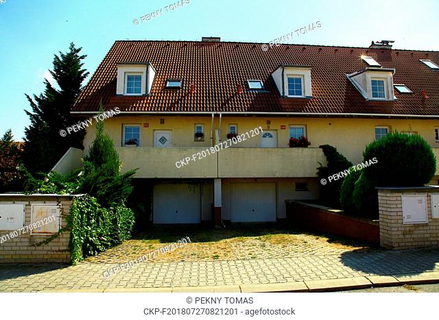 One of houses that figures in H-System case is seen on July 27, 2018, in Horomerice, Czech Republic. Clients of the bankrupt H-System developer firm have lost...