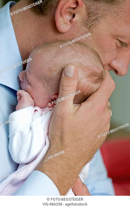 father with baby. - 02/09/2008