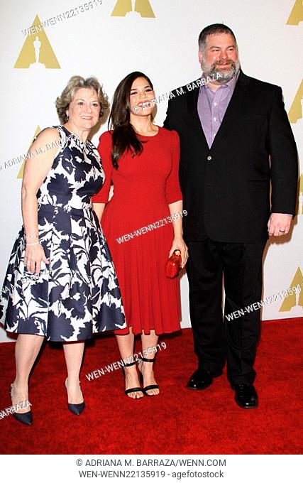 Oscar nominees luncheon held at the Beverly Hilton Hotel - Arrivals Featuring: America Ferrera Where: Los Angeles, California