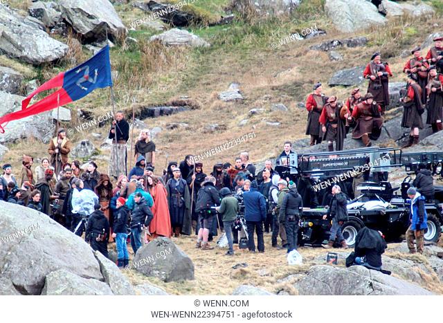 'Knights of the Round Table: King Arthur' filming in Snowdonia Featuring: Location Shots Where: Beddgelert, United Kingdom When: 16 Apr 2015 Credit: WENN