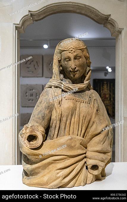 Maria de Magdala, anonymous, around 1520, terracotta, Mallorca, Balearic Islands, Spain