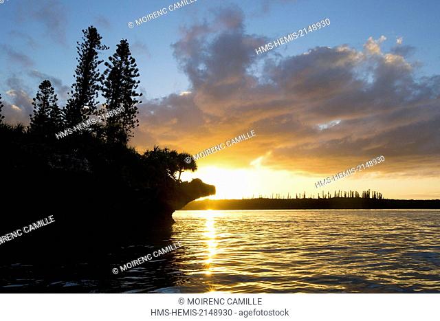 France, New Caledonia, Isle of Pines, Oro Bay Lagoon listed as World Heritage by UNESCO
