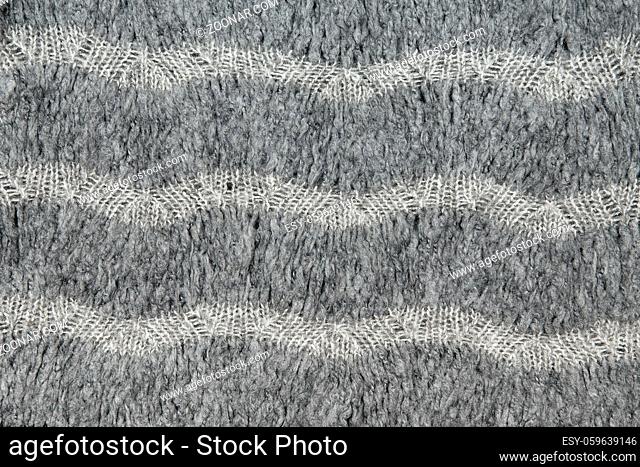 Close-up of mohair fabric textured cloth background. knitted fabric texture