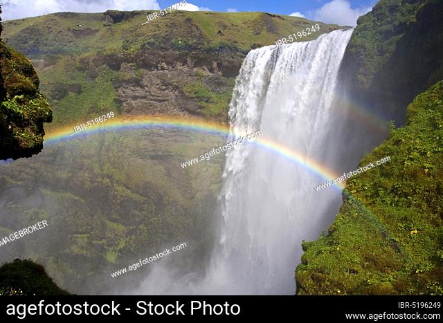 Skogafoss Waterfall, Iceland, Europe