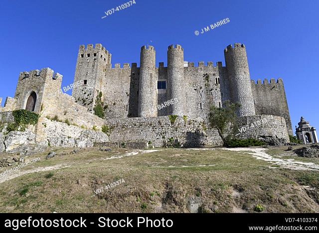 Obidos Castle (12th century). Estremadura, Leiria, Portugal