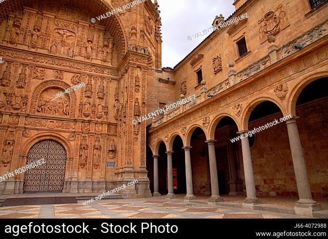 Convent of San Esteban in Salamanca. One of the most iconic buildings on the street is the Convent of San Esteban, a former convent that was built in the 16th...