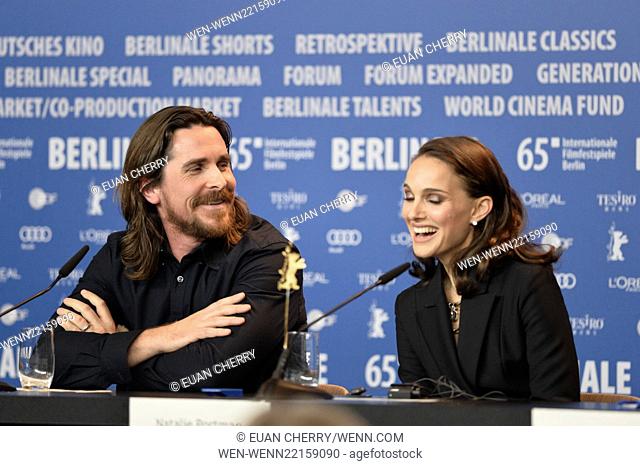 65th Berlin International Film Festival - 'Knight of Cups' - Photocall and Press Conference Featuring: Christian Bale, Natalie Portman Where: Berlin