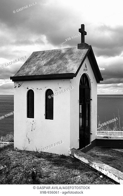 Small chapel near the village of Ribeira Quente  Sao Miguel island, Azores