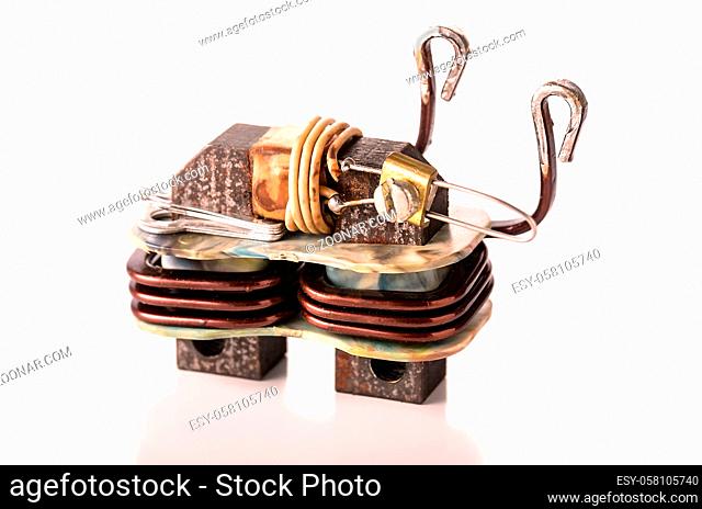 transformer coil isolated on white background