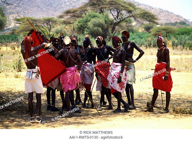 Masai warriors, Kenya