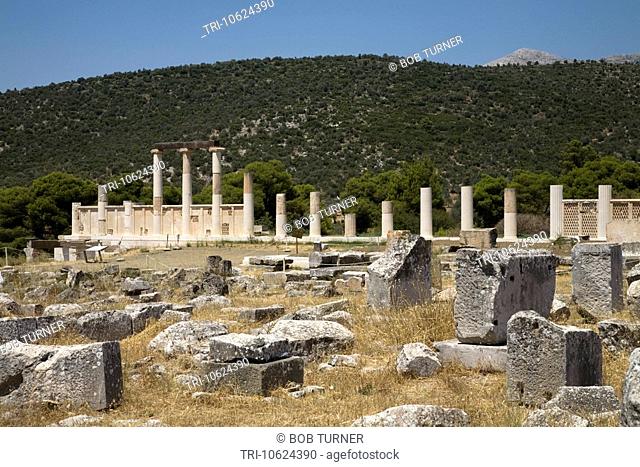 The Sanctuary of Asklepios Epidaurus Peloponnese Greece