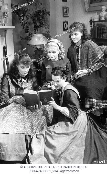 Little Women  Year : 1933 USA Frances Dee, Jean Parker, Katharine Hepburn, Joan Bennett  Director: George Cukor. It is forbidden to reproduce the photograph out...