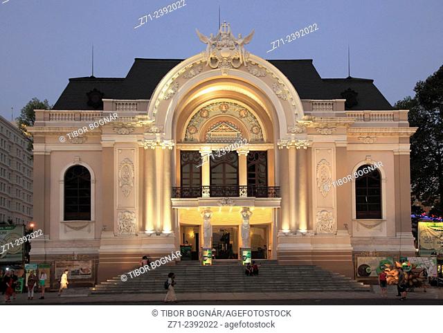 Vietnam, Ho Chi Minh City, Saigon, Municipal Theater, Opera,
