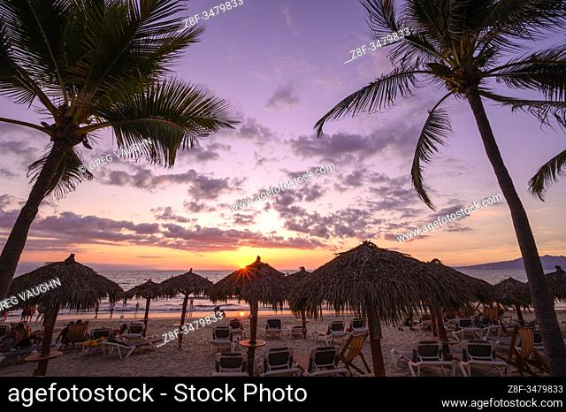 Sunset at Marival Emotions Resort and Suites, Riviera Nayarit, Mexico
