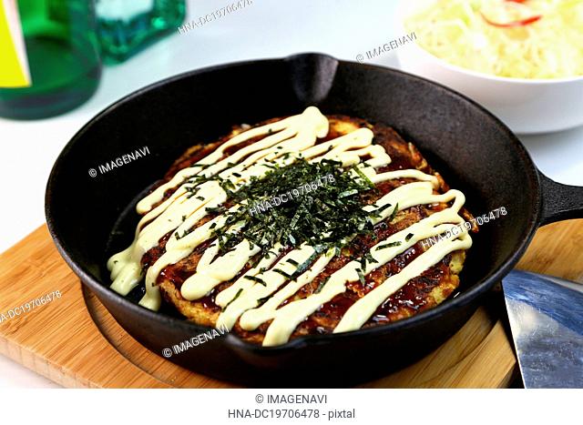 Okonomiyaki with Japanese Yam