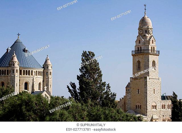 Beautiful photo Abbey of the Dormition - Jerusalem , Israel