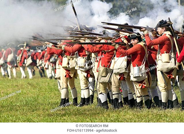 Re-enactment of Attack on Redoubts 9 & 10 where the major infantry action of the siege of Yorktown took place. General Washington's armies captured two British...