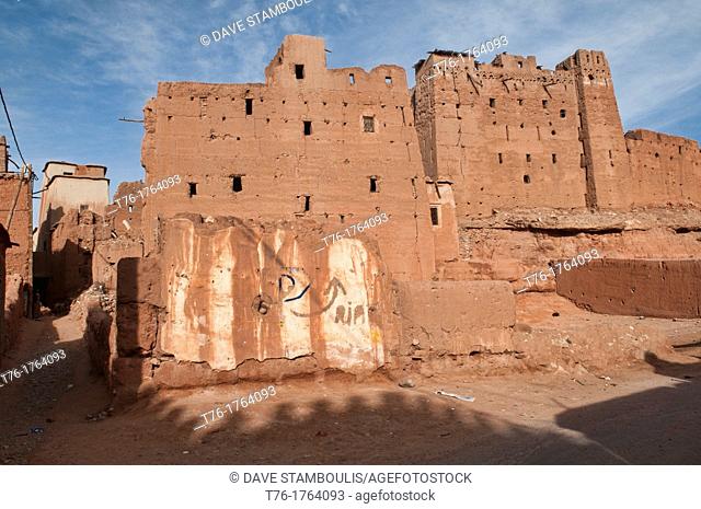 traditional kasbah in the Southern Atlas Mountains, Morocco
