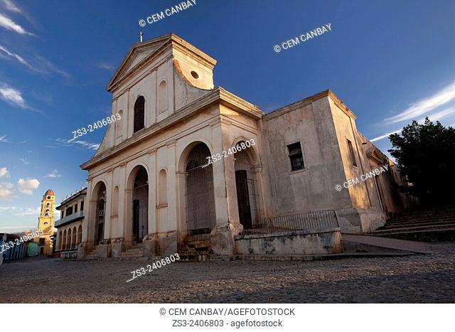 Iglesia de Santisima Trinidad at Plaza Mayor, Trinidad, Sancti Spiritu Province, Cuba, West Indies, Central America