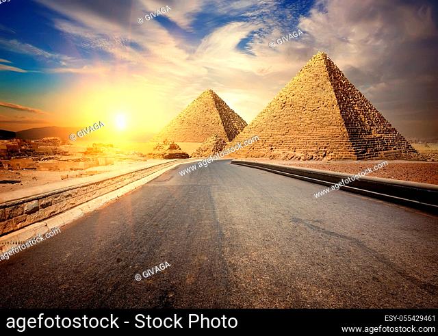 egypt, pyramid shape, giza