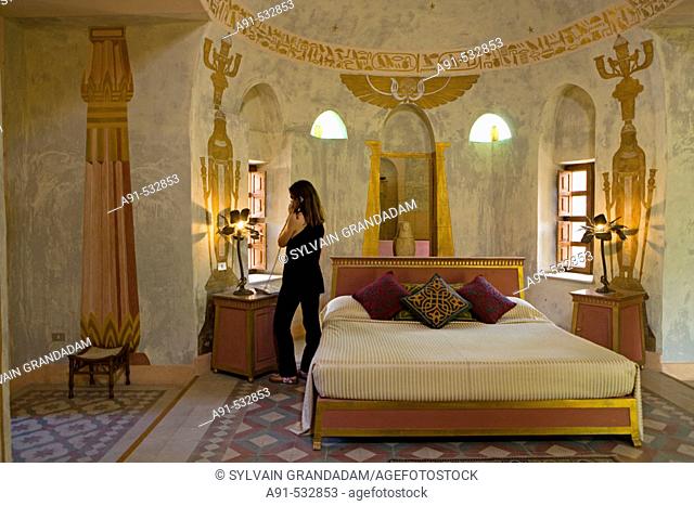 Al Moudira Luxury Hotel built in a remote place near the desert on Nile west bank. Means 'the lady boss' in arabic, was founded by Mrs Zeina Aboukheir from...
