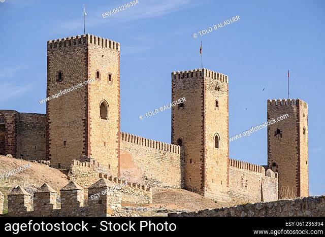 fortress of Molina de los Caballeros, Molina de Aragón, province of Guadalajara, Spain,