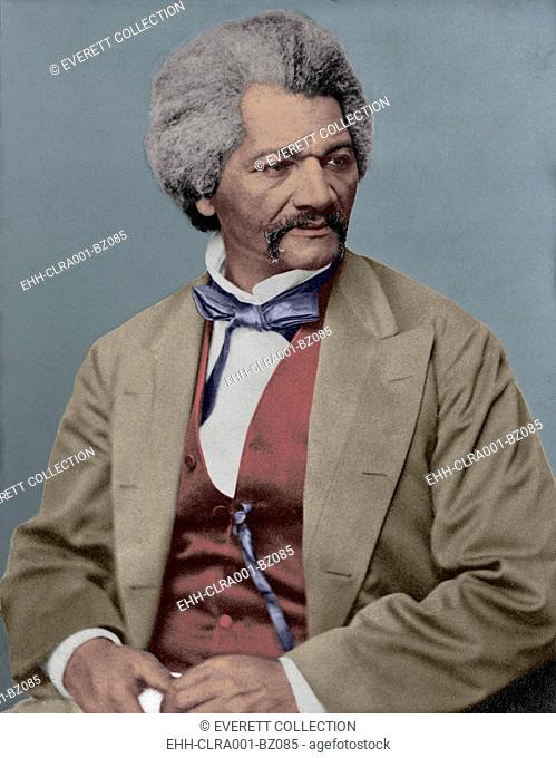 Frederick Douglass 1818-1895 escaped slave and abolitionist defied stereotypes about African Americans in the decades prior to the U.S. Civil War