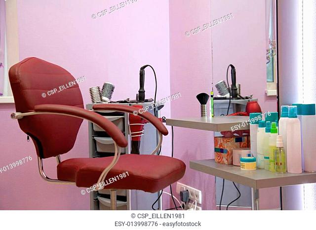 Interior Of Luxury Beauty Salon Stock Photo Picture And
