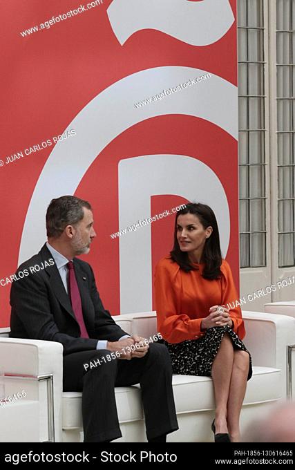 Madrid, Spain; 03/03/2020.- Kings of Spain Felipe VI and Leizia presided over the eighth delivery of honorary ambassadors of the Spain Brand to Ana Botín...