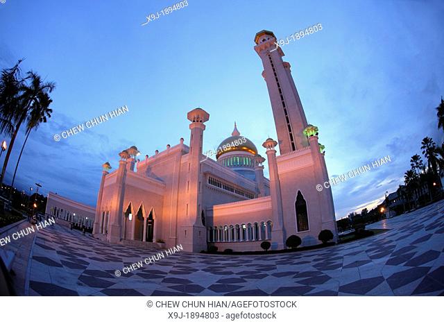 Mssjid Sultan Omar Ali Saifuddin Mosque, Bandar Seri Begawan, Brunei, borneo, asia