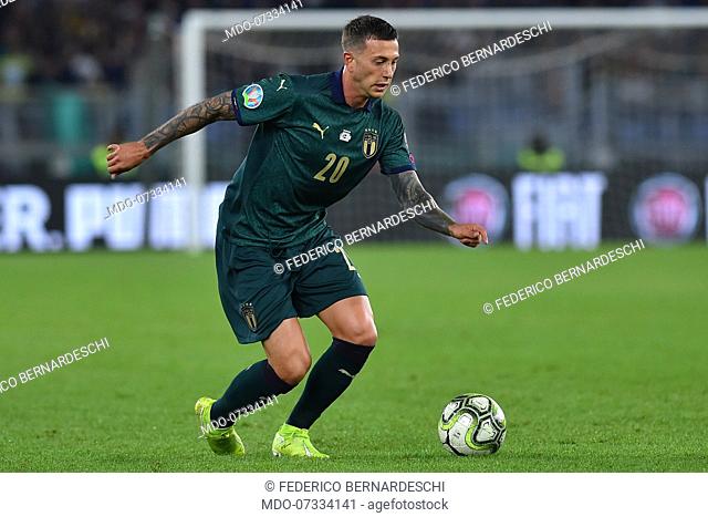 Italia player Federico Bernardeschi during the match Italy-Greece in the olimpic stadium. Rome (Italy), October 12th, 2019