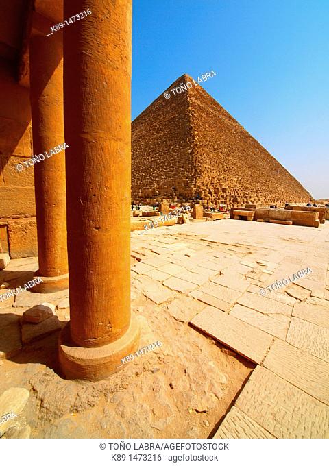 Keops pyramid. Giza. Cairo. Egypt