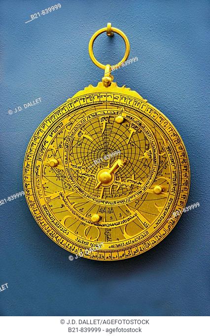 Astrolabe preserved in Islamic Museum, Sharjah, UAE (United Arab Emirates)
