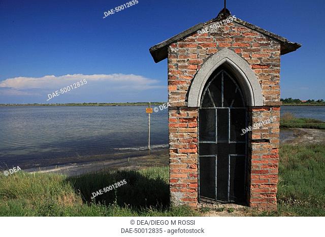Italy - Veneto Region - Venice Province - Cavallino-Treporti. Votive chapel at Lio Piccolo