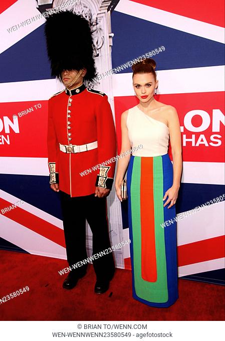 Premiere of Focus Features' 'London Has Fallen' held at ArcLight Cinemas Cinerama Dome - Arrivals Featuring: Holland Roden Where: Los Angeles, California