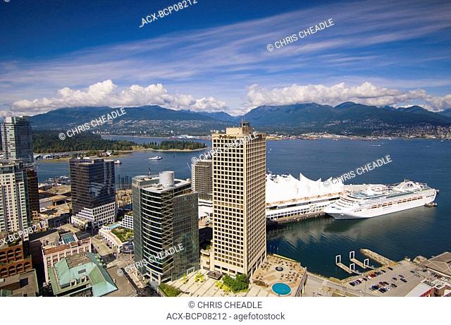 Port of Vancouver and Canada Place, Vancouver, British Columbia, Canada