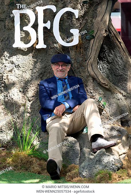 The UK premiere of 'The BFG' held at the Odeon Leicester Square - Arrivals Featuring: Steven Spielberg Where: London, United Kingdom When: 17 Jul 2016 Credit:...