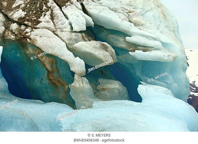 iceberg at the Ericbreen Glacier, Norway, Svalbard