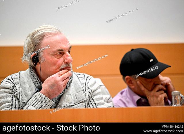 Victims pictured during a hearing documentary makers, at a session of the commission of inquiry into the treatment of sexual abuse committed within and outside...