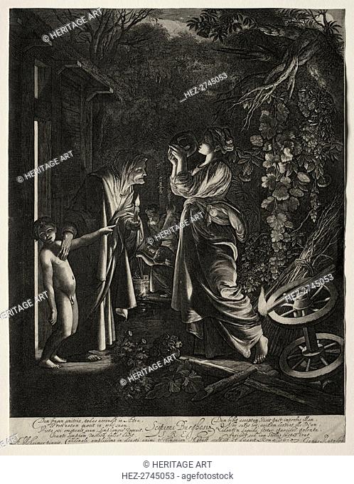 The Mocking of Ceres. Creator: Hendrik Goudt (Dutch, 1585-1630)