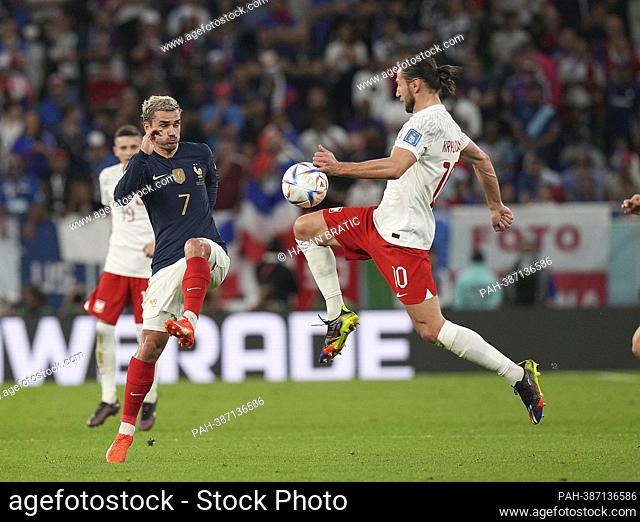 12/04/2022, Al Thumama Stadium, Doha, QAT, World Cup FIFA 2022, Round of 16, France vs Poland, in the picture France's forward Antoine Griezmann