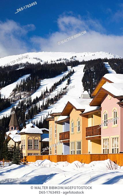 Canada, British Columbia, Sun Peaks, Sun Peaks Resort, ski lodges, winter