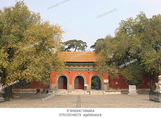 Gateway of East Tomb Dongi Ling, Fu Ling, Imperial tomb of Nurhachi, the 1st Emperor of Qing Dynasty, Shenyang, Liaoning Province, China