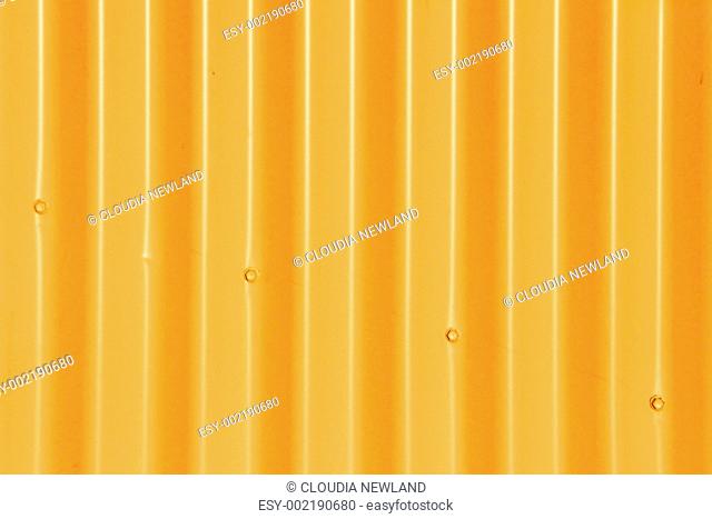 Background - Orange Corrugated Iron Fence with Four Diagonal Bol