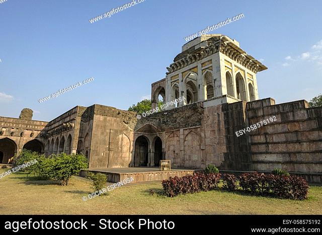 Ashrafi Mahal in Mandu, Madhya Pradesh, India. It was originally build by Mohammed Shah to be used as a madrasa means school for Islamic studies
