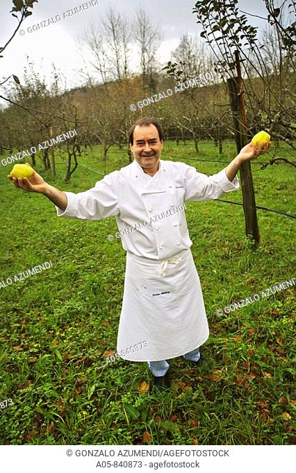 Chef Hilario Arbelaitz, Oyarzun, Guipuzcoa, Basque Country, Spain