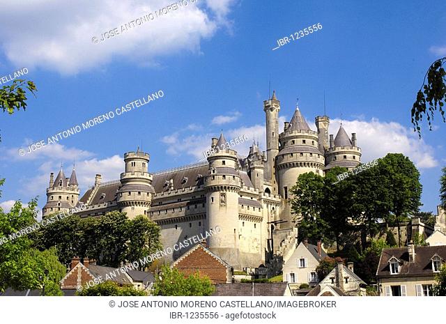 Pierrefonds Castle, Chateau de Pierrefonds, Picardy region, France, Europe