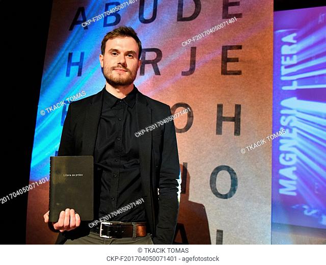First Czech novel about the refugee crisis, Unava materialu by Marek Sindelka, pictured, won the Magnesia Litera annual prize for the best Czech prose that was...